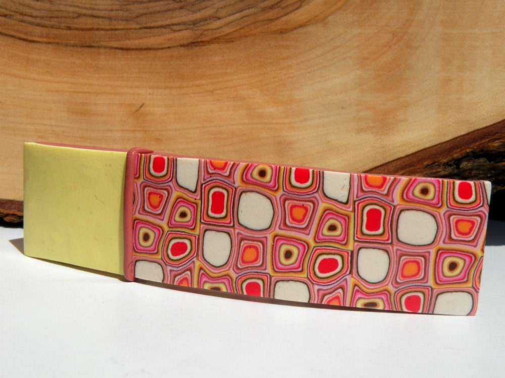 A Retro Barrette in Candy Colors...