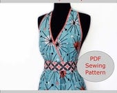 PDF HALTER Apron Women's Full Tutorial -  Halter Chic Apron - Instant Digital Download Pattern