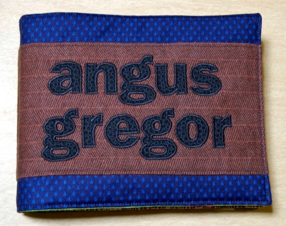 Custom cloth book, full name, 10 page