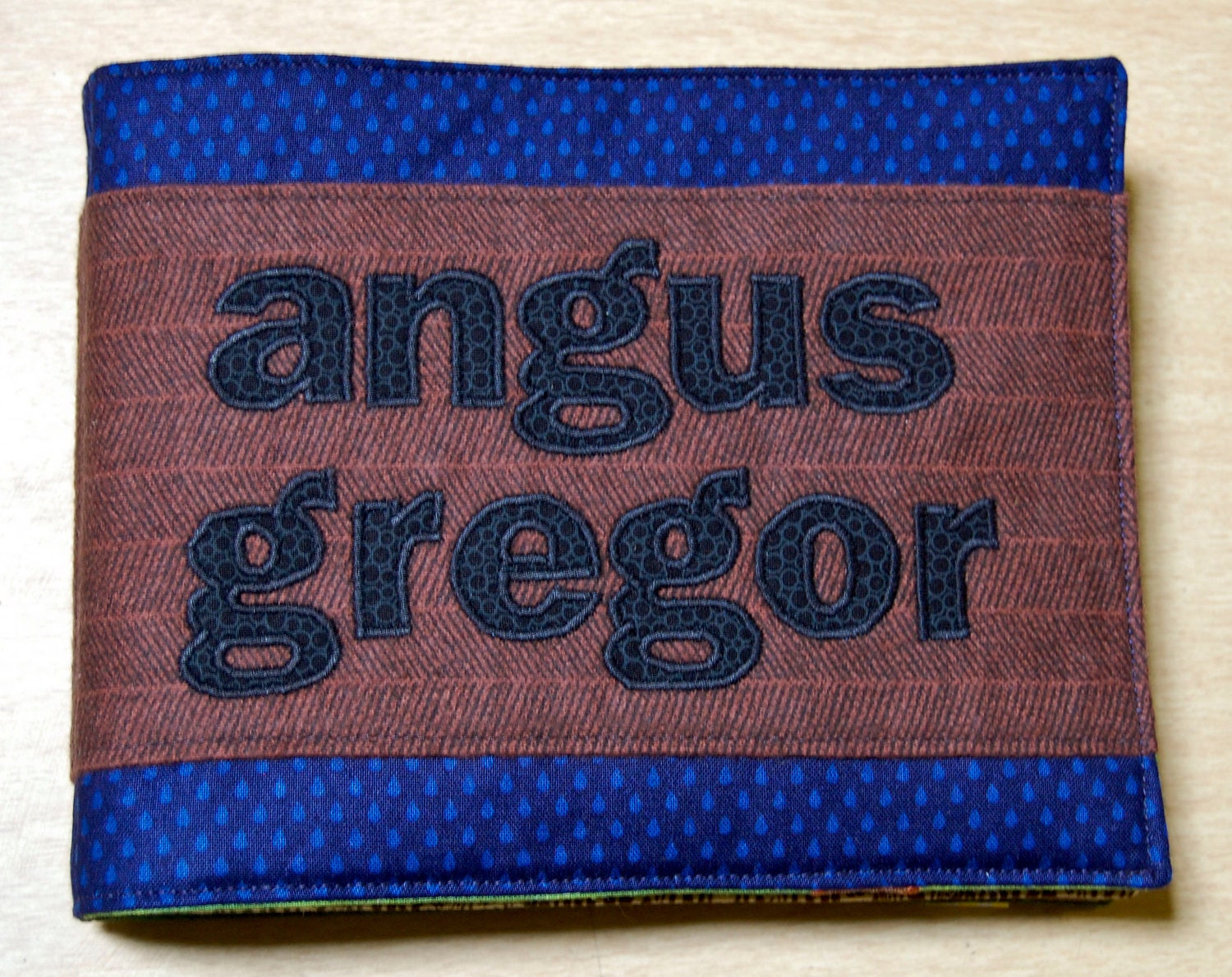 Custom cloth book, full name, 10 page