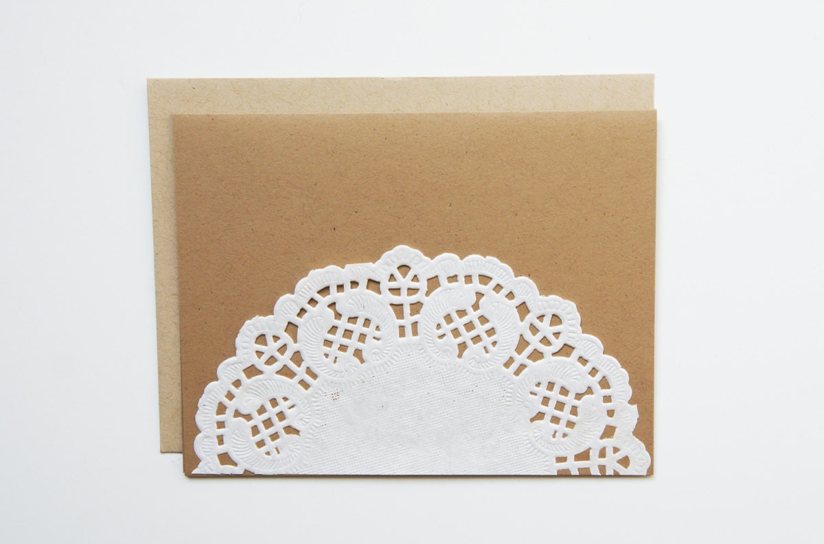 SALE Lace Note Cards
