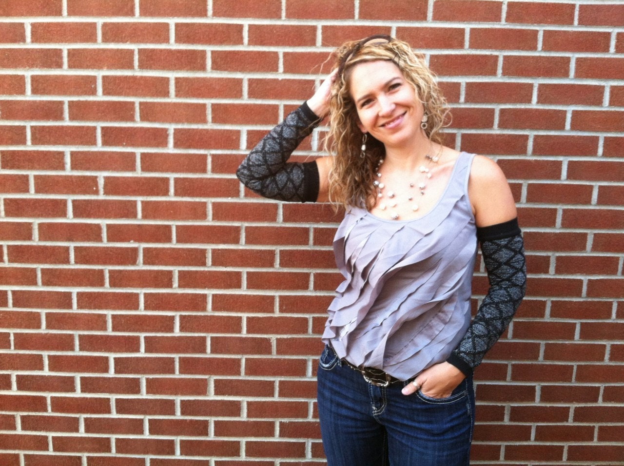 Slox, Silver Sparkle Special Edition Arm Warmers