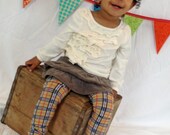 Slox, Mocha Plaid Child Leg Warmers or Adult Arm Warmers