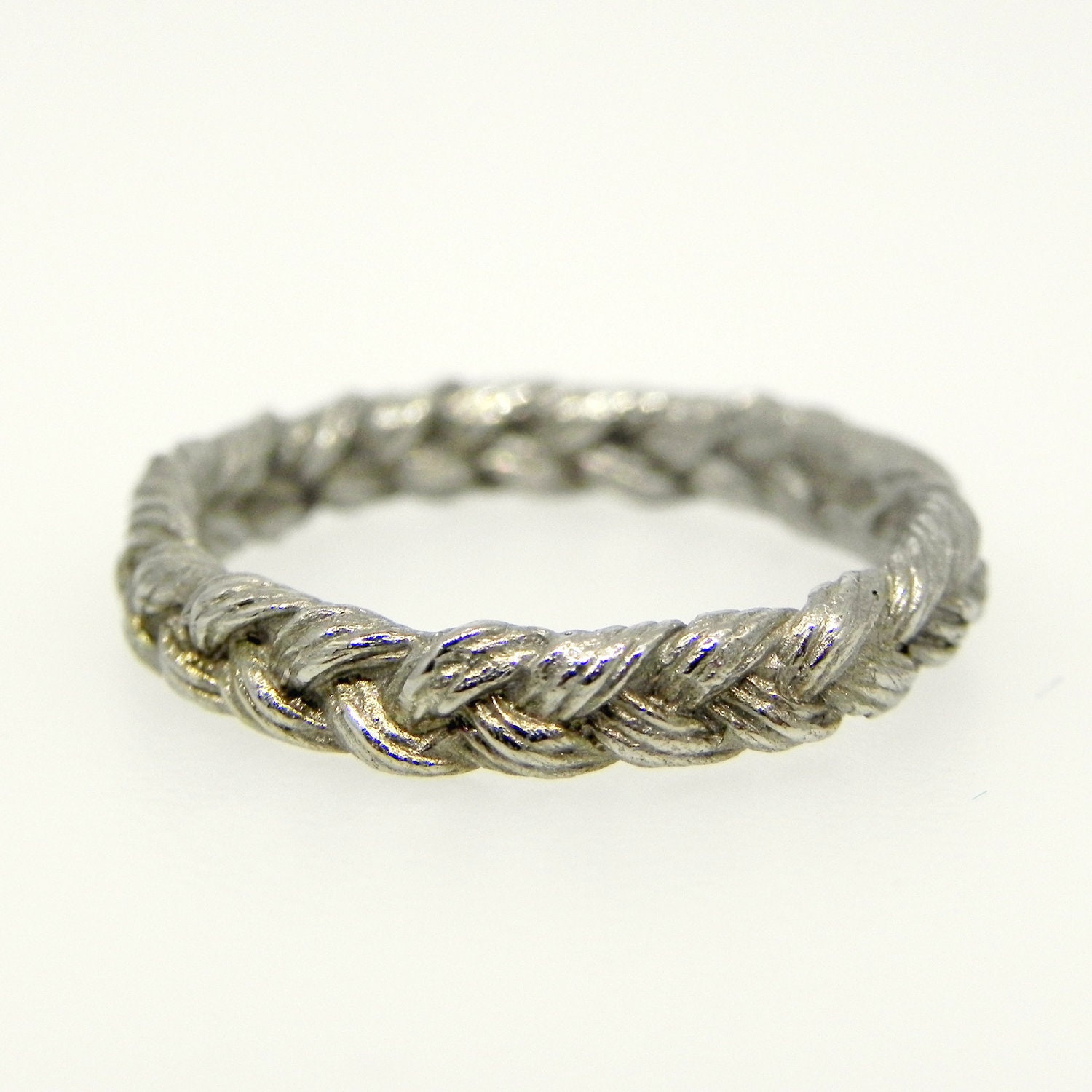 Braided Infinity Wedding Band