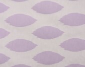 TABLE RUNNER Wisteria Lilac on white Ikat look table runner wedding bridal home decor lavender