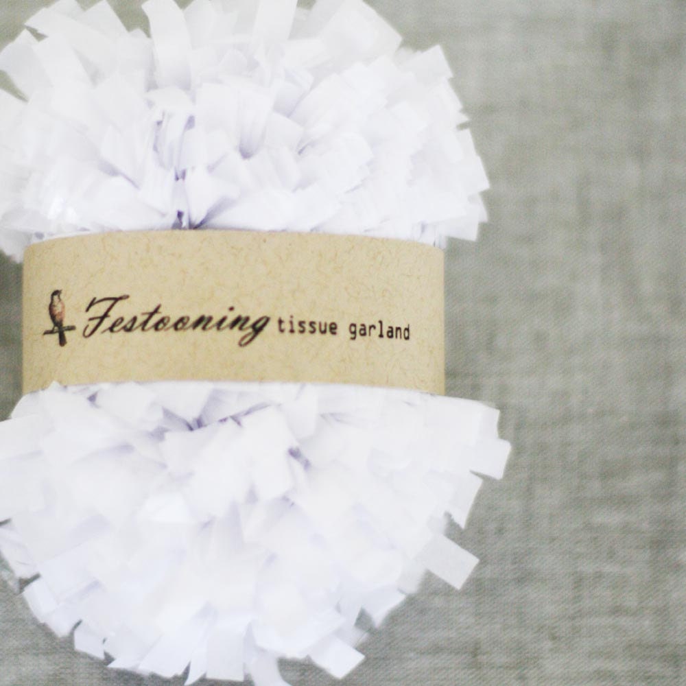 Wholesale 8 yard roll of White Fringe Trim