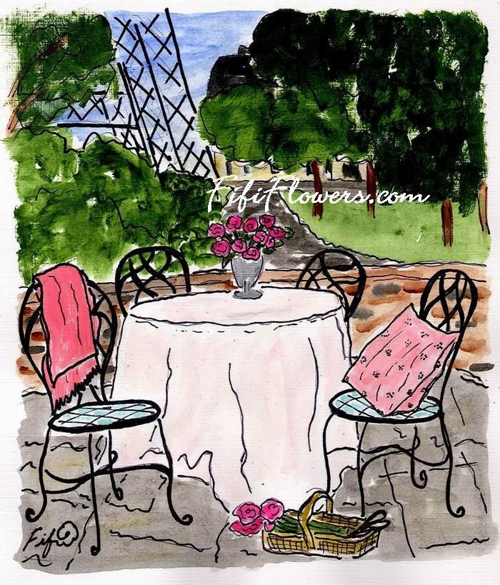 Courtyard near La Tour Eiffel