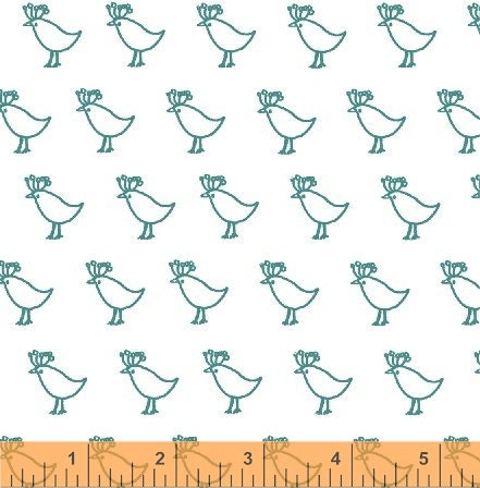 Bella by Lotta Jansdotter, Tipu Bird in schooner, 1 yard