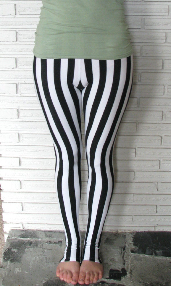 Vertical Stripe Leggings, Cirque Aerial Stirrup Pants, Plus Size