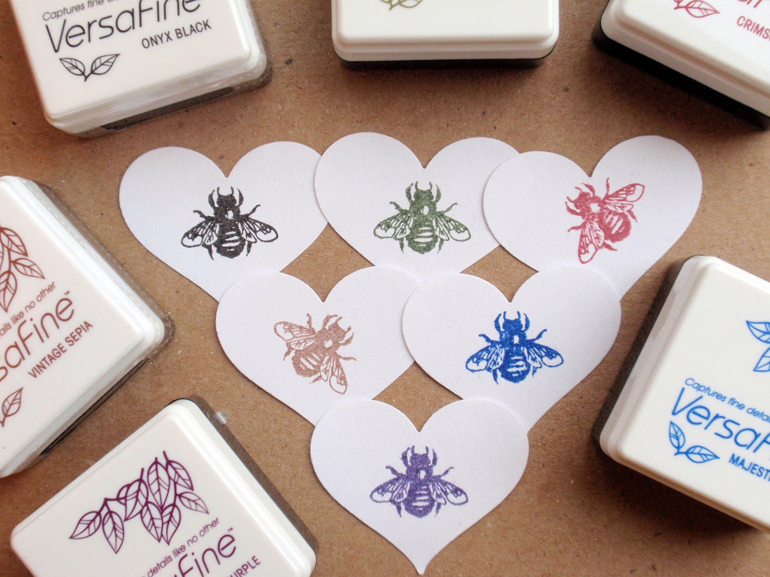 Ink Pad - Versafine by Tsukineko - Size Small  - The BEST ink for Detailed Rubber Stamps says Blossom Stamps