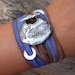 Lucky Peacock Feather Jewelry, Silk Ribbon Bracelet, Artisan STERLING Silver Toggle Clasp, Yoga Jewelry, Pretty Jewelry Gift for Her