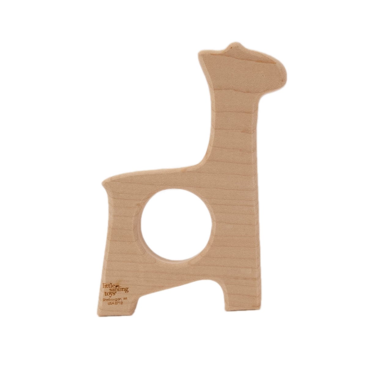 Wood Teether Giraffe wooden toy natural baby toy