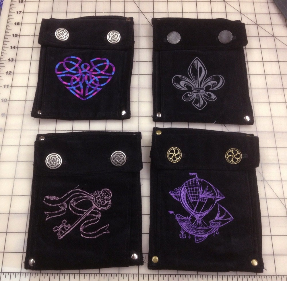 Immediate Ship- Black Single Pockets