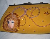 SALE   Sun Princess Purse Clutch Original Hand Beaded