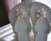 Beach Decor-Wedding Flip Flop Ornament-Free Shipping