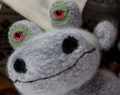 Ophelia Operatic Hippo sings in the new hit Swamp Rock, a rock opera for the Rainbow Circus