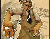 Urbnpop- Limited Edition Leatherface Texas Chainsaw Massacre 11x17 Print signed and numbered