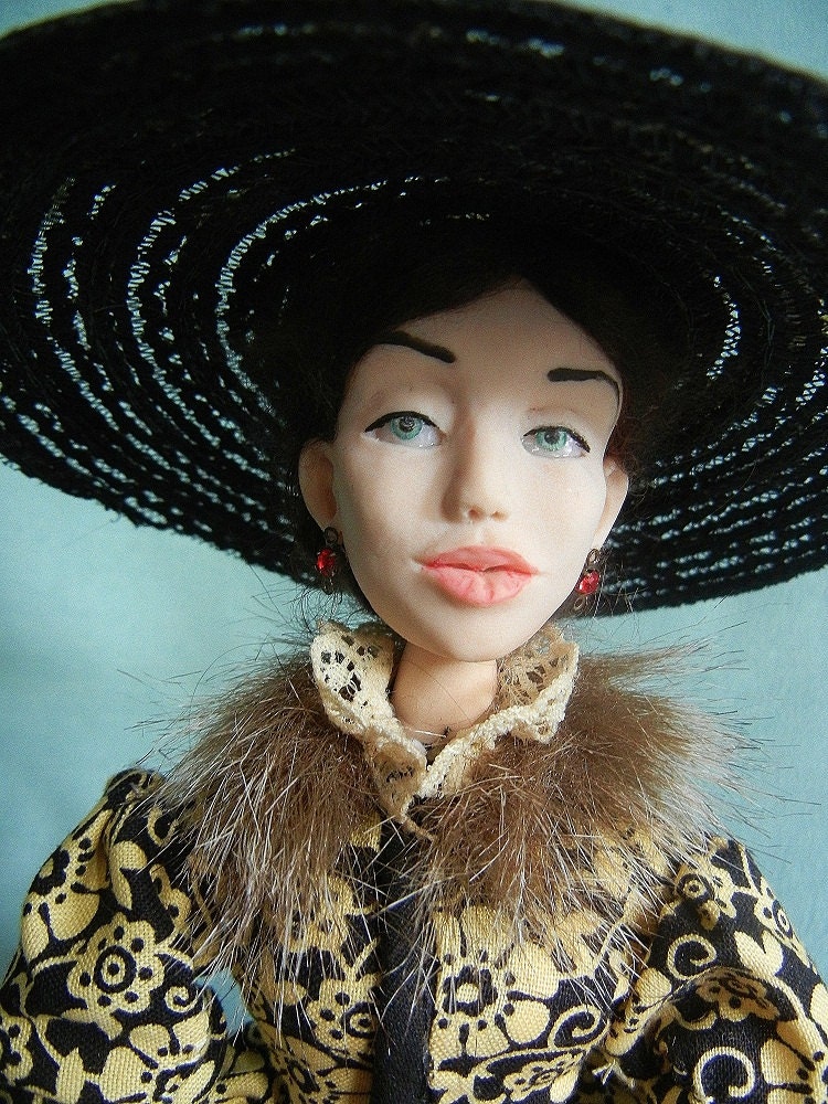Autumn Guest OOAK Art Doll by Moninesfaeries
