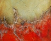 Original Abstract Painting -Mixed Media - Colorful Painting- Sculpted Textured Painting -Abstract Art - 28x22