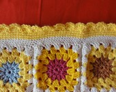 Handmade crochet baby blanket