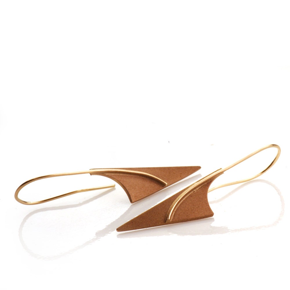 eros- 14K yellow gold earrings