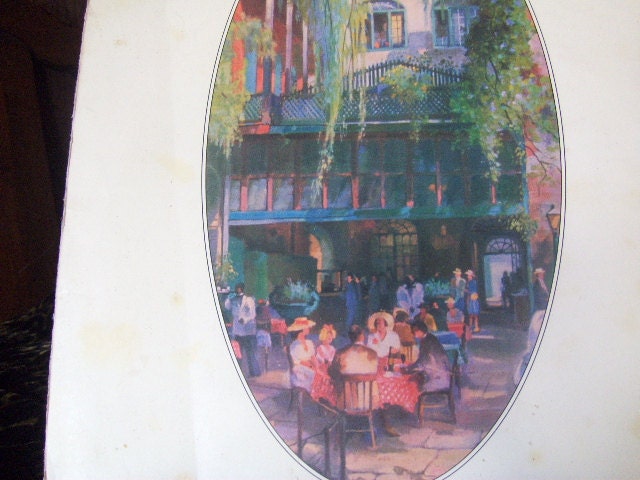 Vintage Menu New Orleans Court of Two Sisters and Antoinne's 1990 and 1992 Set of Two