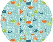 Rebekah Ginda for Birch Organic Fabrics, Robotic, Chemist, 1 Yard