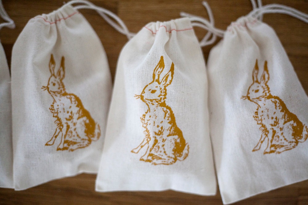 Bunny Cloth Pouches