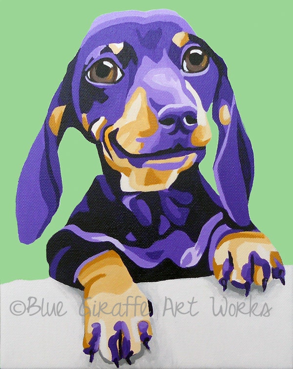 8x10" Archival Print - ((Dachshund))