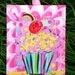 Yummy Cupcake With Jewel Original Painting Ready To Ship