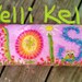 Freehand Embroidered Bohemian Letters Name Pillow Custom Made for SIX LETTERS