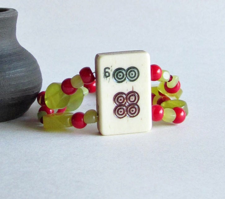 Mah Jongg Tile Bracelet