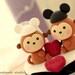 LOVE ANGELS Wedding Cake Topper-love monkeys