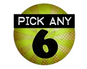 SPECIAL OFFER - Pick Any SIX Digital Collage Sheets