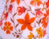 Pretty Flowery White Arcopal Jug