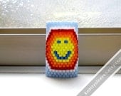 Good Morning Sunshine - Peyote Stitch Beaded Dreadlock Sleeve