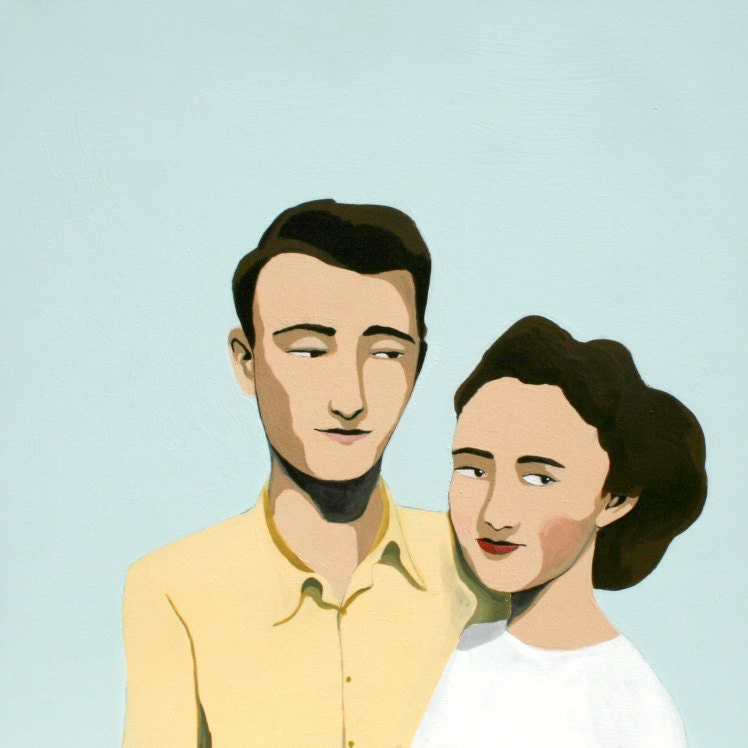 couple painting no.1 (print) - JordanGraceOwens