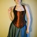 Steampunk Corset Vest Overbust Wedding Marie Antoinette-Custom to your size