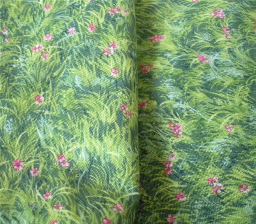 A Year in the Meadow Fabric-- ONE and TWO-THIRDS yards