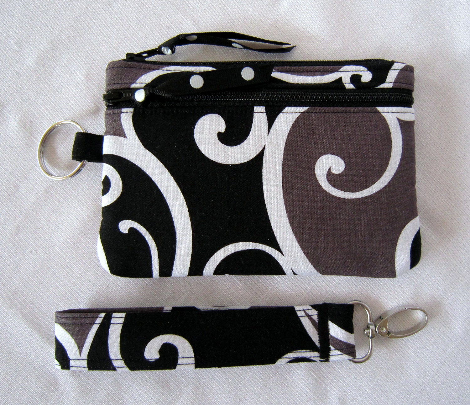 Cell Phone Wallet With Wristlet, Gadget Case, iPhone Holder, Camera Case, Handmade From Whimsy Surf