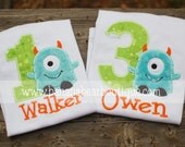 Lime Fizz Peak Monster Birthday   - Onesie or Tee Shirt