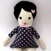 cloth doll- rag doll-  READY TO SHIP