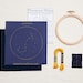 Scorpio Zodiac Embroidery Kit - diy constellation embroidery kit