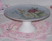 Cake Cupcake Dessert Plate Milk Glass Pedestal Stand