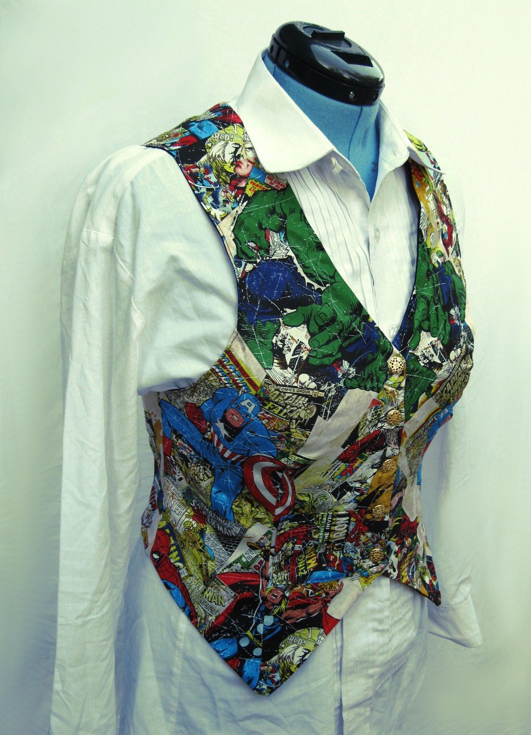 Vintage Style Avengers Vest