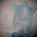large leather journal sketchbook custom handprinted for you skeleton