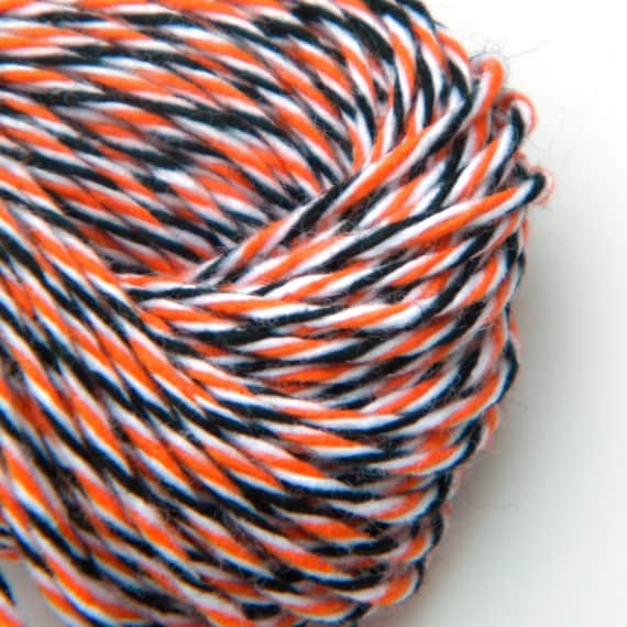 Halloween Baker's Divine Twine , Orange and Black, 25 yards or 75 feet, Limited Edition Il_570xn
