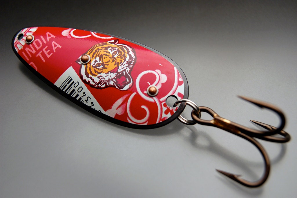 Fishing Lure India Tiger Tea Original Recyclure Large