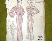 1940s Vintage Pattern - Advance 1369 - Swing Era Suit / Size 20 Factory Folds