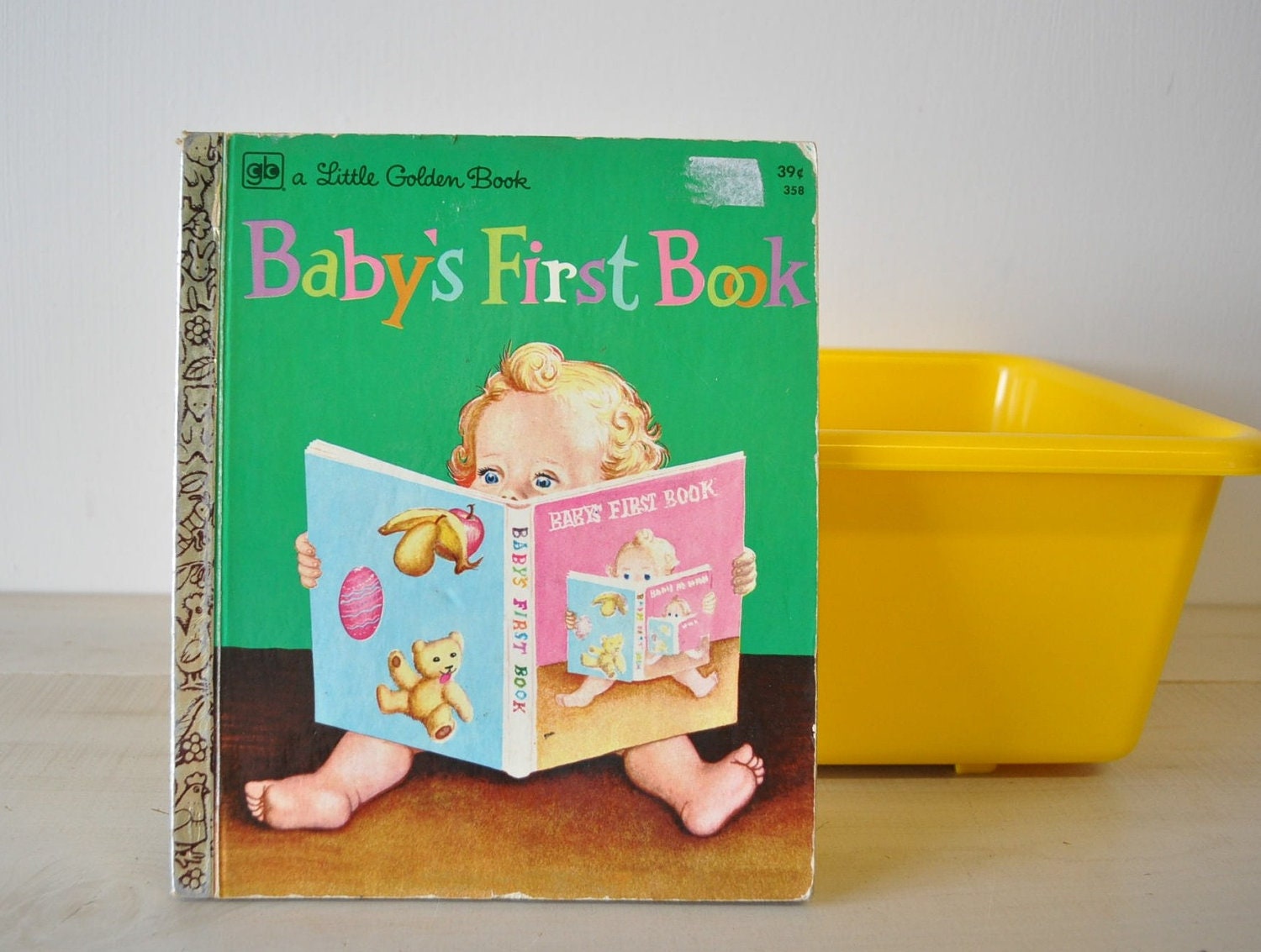 vintage childrens book--A little Golden Book Baby's First Book